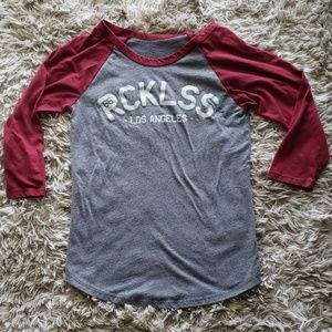 Baseball Tshirt 3/4 sleeve